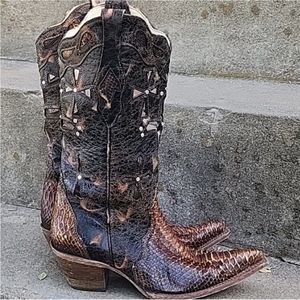 Corral Musgo Python women’s boot size 8